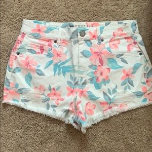 Aeropostale floral high waisted shorts